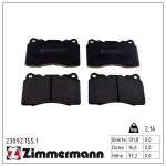 Piduriklotsi komplekt,ketaspidur ZIMMERMANN 23092.155.1