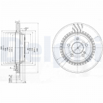 Piduriketas DELPHI BG3726