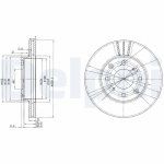 Piduriketas DELPHI BG2673