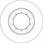 Piduriketas TRW DF6711