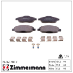 Piduriklotsi komplekt,ketaspidur ZIMMERMANN 24660.180.2