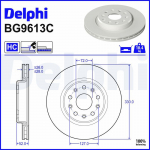 Piduriketas DELPHI BG9613C