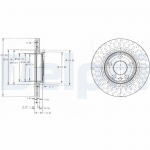 Piduriketas DELPHI BG3222