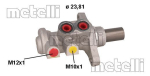Peapiduri silinder METELLI 05-0706