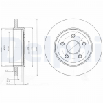 Piduriketas DELPHI BG4160