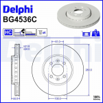 Piduriketas DELPHI BG4536C