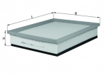 &Otilde;hufilter MAHLE LX 1656