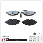 Piduriklotsi komplekt,ketaspidur ZIMMERMANN 25683.900.2
