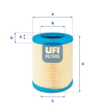 &Otilde;hufilter UFI 27.606.00
