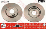 Piduriketas TRW DF2734