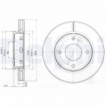 Piduriketas DELPHI BG3987