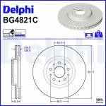 Piduriketas DELPHI BG4821C