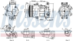 Kompressor,kliimaseade NISSENS 89516