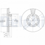 Piduriketas DELPHI BG3245