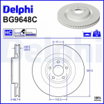 Piduriketas DELPHI BG9648C
