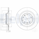 Piduriketas DELPHI BG4318