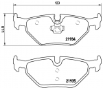 Piduriklotsi komplekt,ketaspidur BREMBO P 71 006