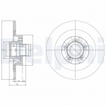 Piduriketas DELPHI BG9024RS