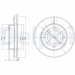 Piduriketas DELPHI BG2891
