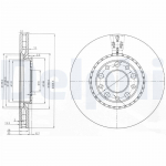 Piduriketas DELPHI BG3951