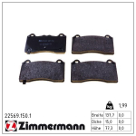 Piduriklotsi komplekt,ketaspidur ZIMMERMANN 22569.150.1