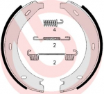 Piduriklotside komplekt,seisupidur BREMBO S 50 517