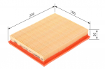 &Otilde;hufilter BOSCH 1 457 433 603