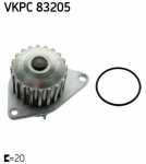 Veepump, mootori jahutus SKF VKPC 83205