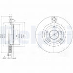 Piduriketas DELPHI BG3829