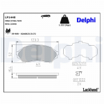 Piduriklotsi komplekt,ketaspidur DELPHI LP1440