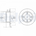 Piduriketas DELPHI BG2691