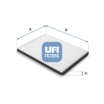 Filter,salongi&otilde;hk UFI 53.222.00