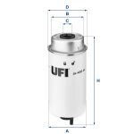 K&uuml;tusefilter UFI 24.455.00