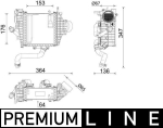 Kompressori&otilde;hu radiaator MAHLE CI 641 000P