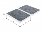 Filter,salongi&otilde;hk BOSCH 1 987 435 578