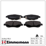Piduriklotsi komplekt,ketaspidur ZIMMERMANN 24946.195.1
