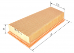 &Otilde;hufilter BOSCH 1 457 433 543