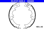 Piduriklotside komplekt,seisupidur ATE 03.0137-0400.2