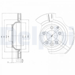 Piduriketas DELPHI BG4070
