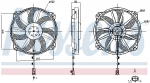 Ventilaator,mootorijahutus NISSENS 850109