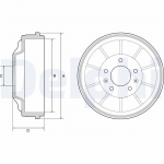 Piduritrummel DELPHI BF562