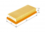 &Otilde;hufilter BOSCH 1 457 433 097