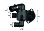 Termostaat,Jahutusvedelik MAHLE TI 33 87