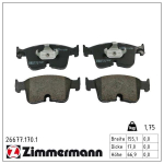 Piduriklotsi komplekt,ketaspidur ZIMMERMANN 26677.170.1