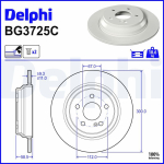 Piduriketas DELPHI BG3725C