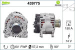 Generaator VALEO 439775