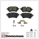 Piduriklotsi komplekt,ketaspidur ZIMMERMANN 26265.175.2