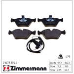 Piduriklotsi komplekt,ketaspidur ZIMMERMANN 21677.195.2