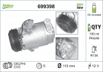 Kompressor,kliimaseade VALEO 699398