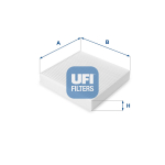 Filter,salongi&otilde;hk UFI 53.109.00